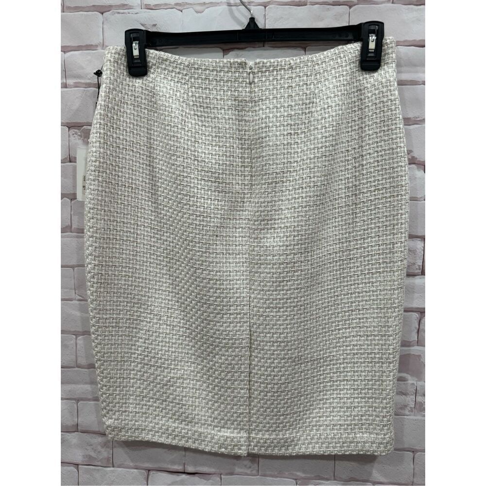 Calvin Klein office work A line skirt beige size 8 - Picture 4 of 6